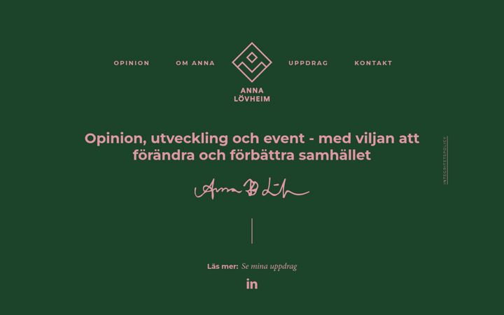 Screenshot of annalovheim.se