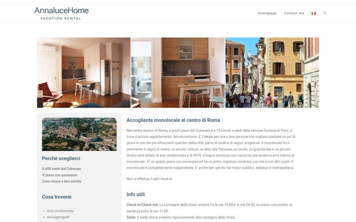 Screenshot von annalucehome.com