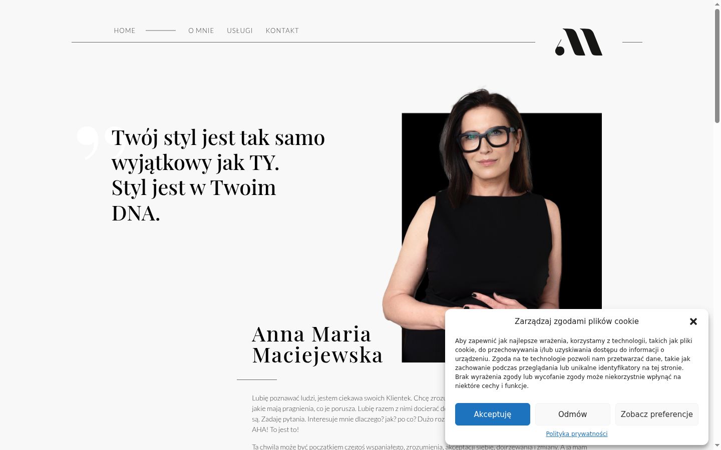 Screenshot tal-banner tal-kunsens muri qabel kwalunkwe interazzjoni