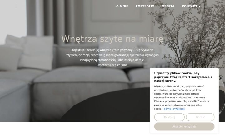 Screenshot of annamakiel.pl