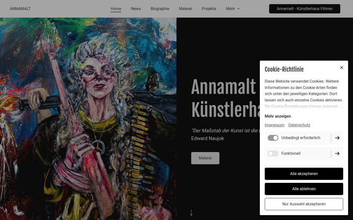 Screenshot of annamalt.net