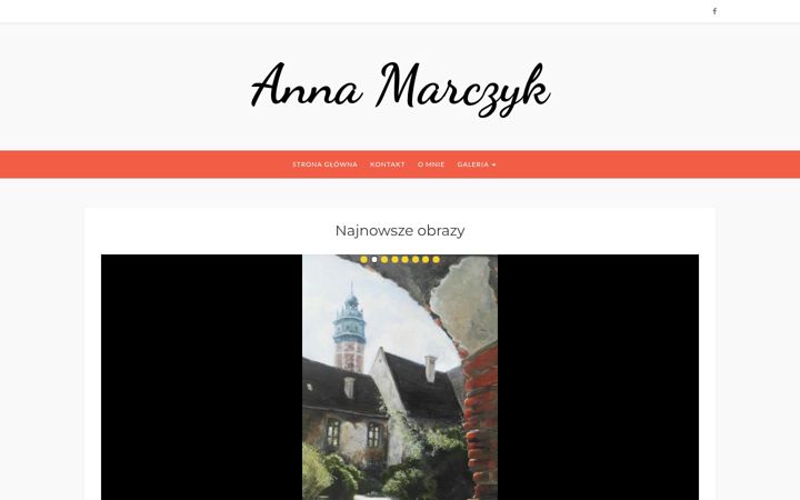 Screenshot of annamarczyk.pl