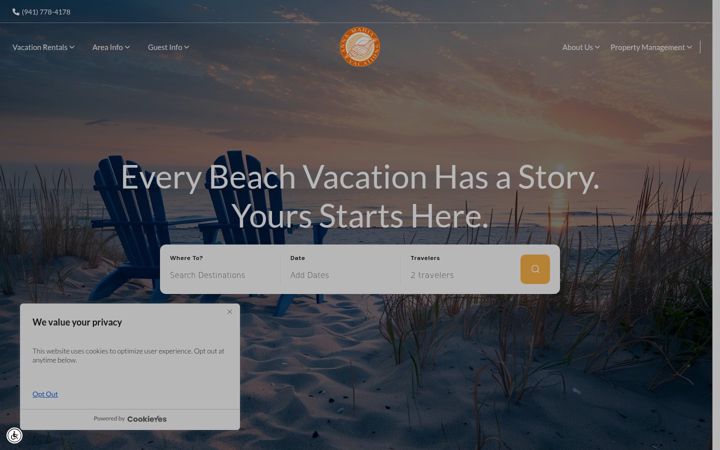 Screenshot of annamaria.com