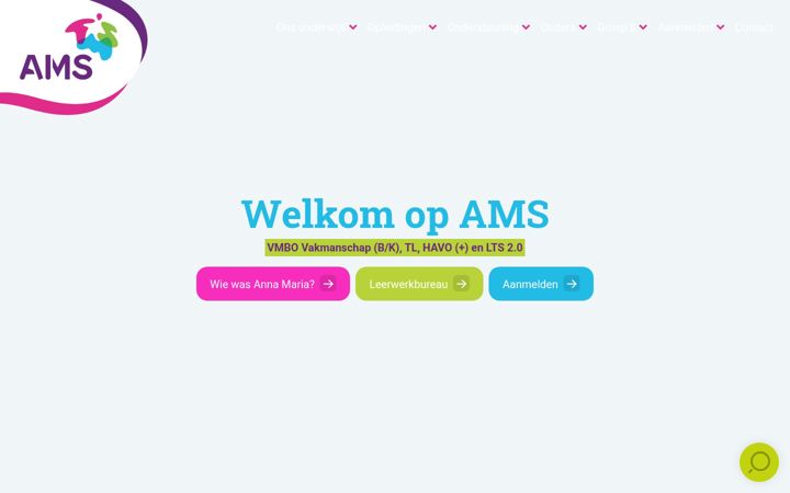 Screenshot von annamaria.nl