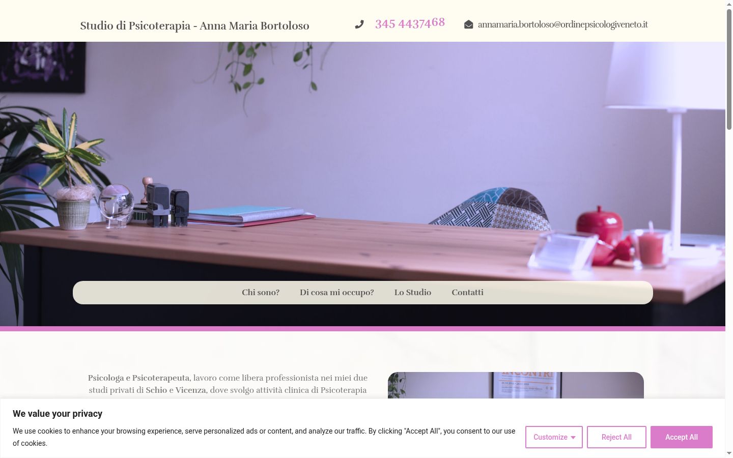 Sutikimo reklamjuostės, rodytos prieš bet kokią sąveiką, ekrano kopija
