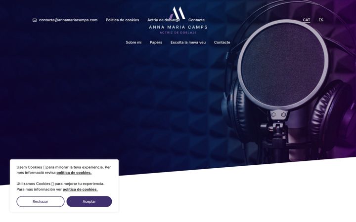 Screenshot of annamariacamps.com