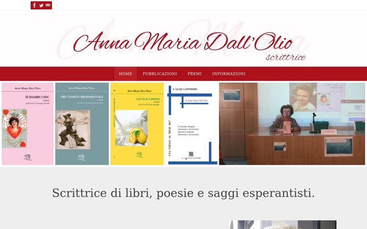 Screenshot stránky annamariadallolio.it