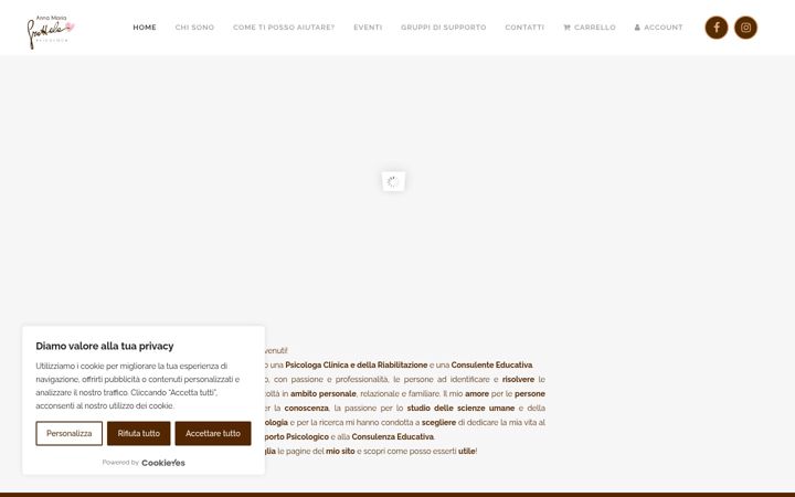 Screenshot of annamariagrottola.com