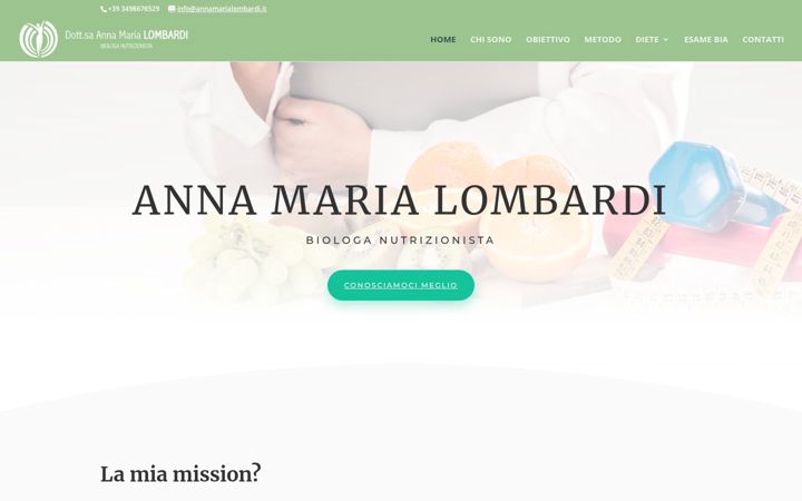 Zrzut ekranu annamarialombardi.it