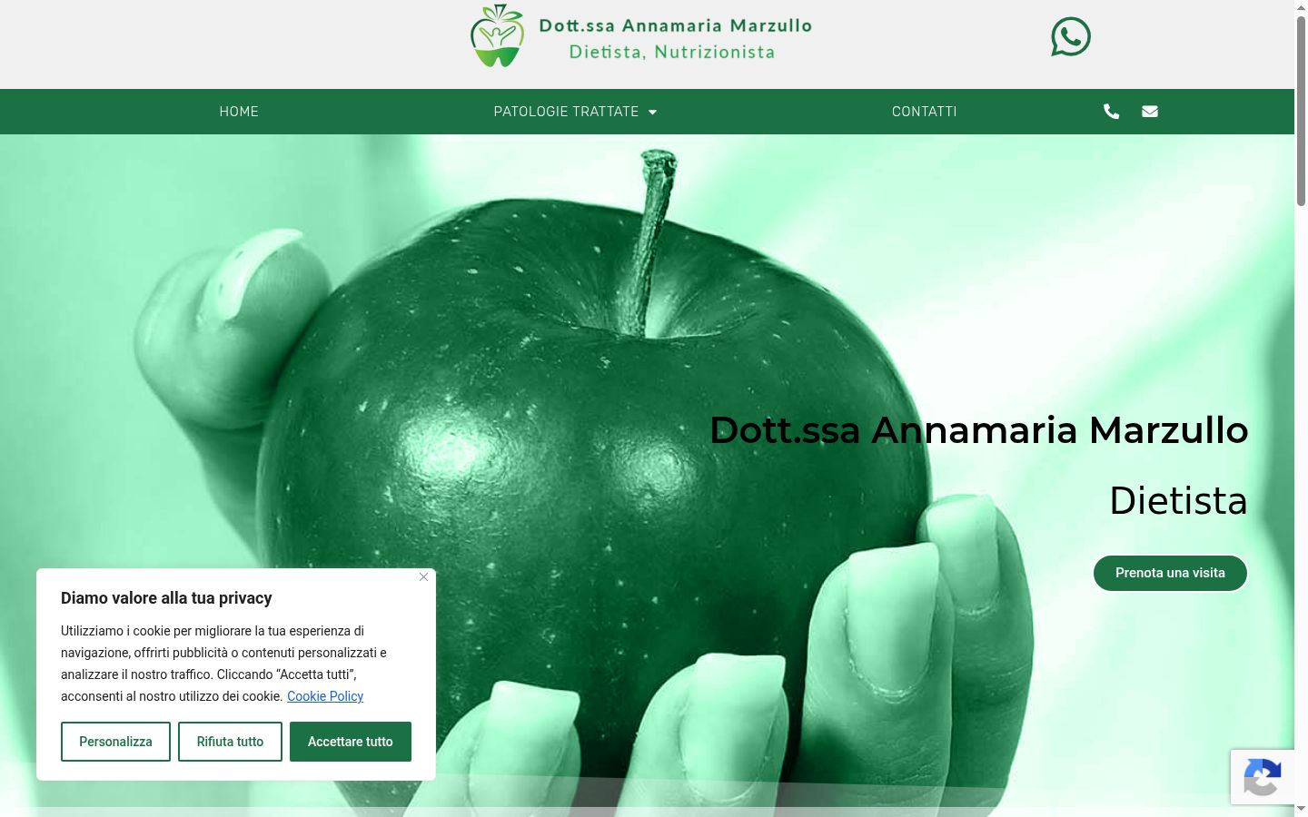 Screenshot του banner συγκατάθεσης που εμφανίστηκε πριν από οποιαδήποτε αλληλεπίδραση