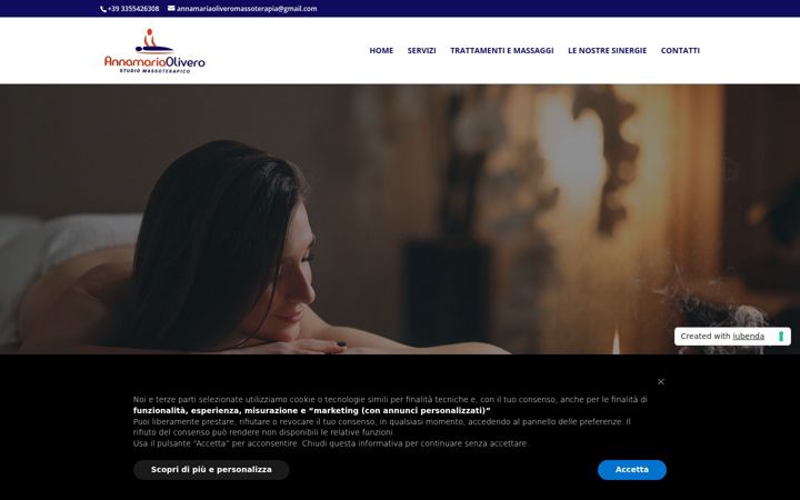 Screenshot of annamariaoliveromassaggi.it