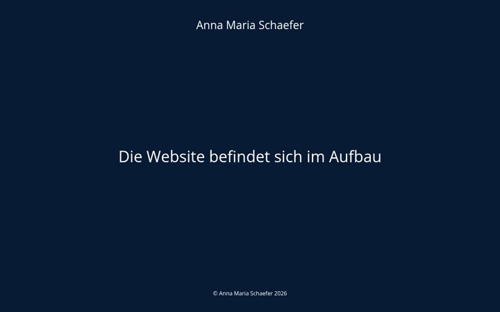 Snímek obrazovky annamariaschaefer.de