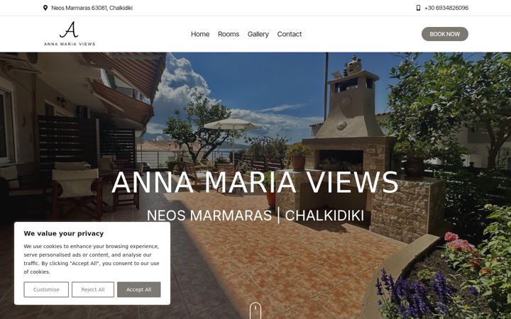 Screenshot von annamariaviews.gr