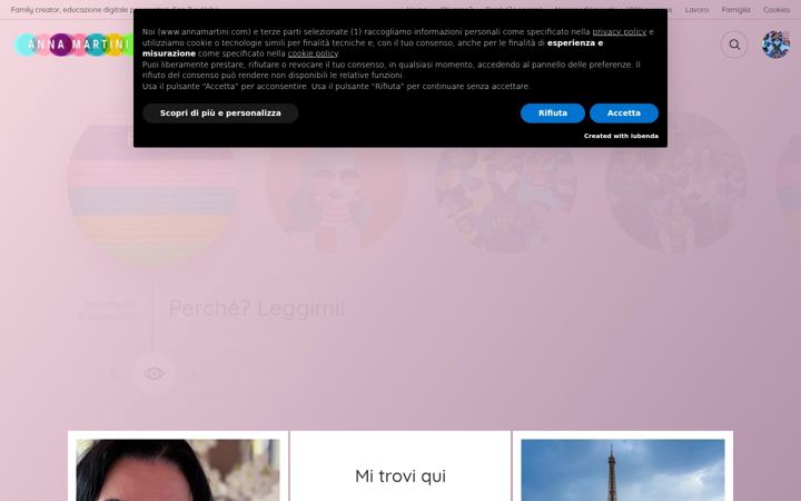Screenshot ta' annamartini.com