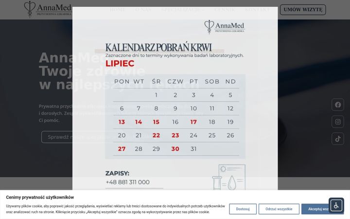 Zrzut ekranu annamed-przychodnia.pl