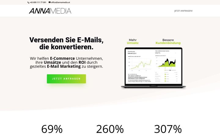 Screenshot of annamedia.at