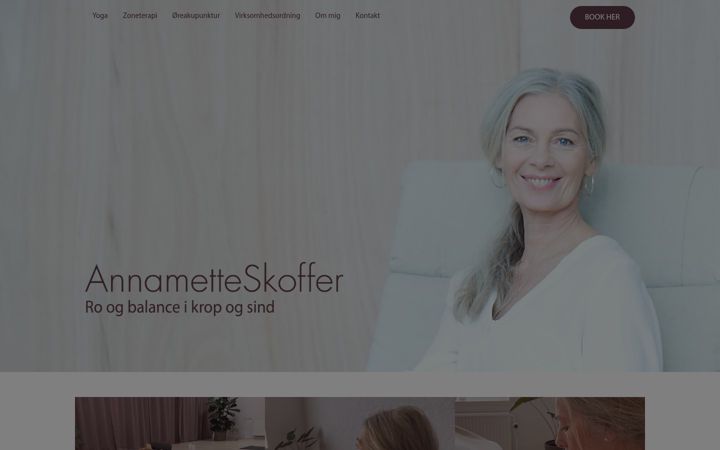 Екранна снимка на annametteskoffer.dk