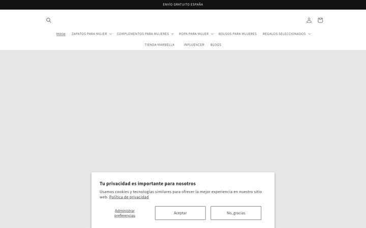 Screenshot of annamilanshoes.com