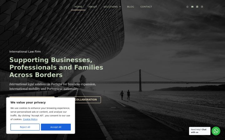 Screenshot of annamirandalawyer.com