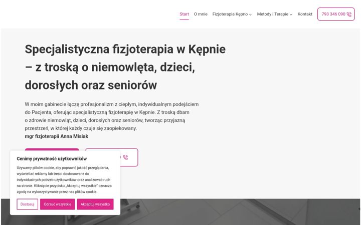 Screenshot of annamisiak.pl