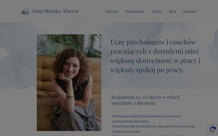 Screenshot of annamoszkowawer.pl