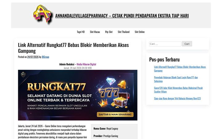 Screenshot van annandalevillagepharmacy.com