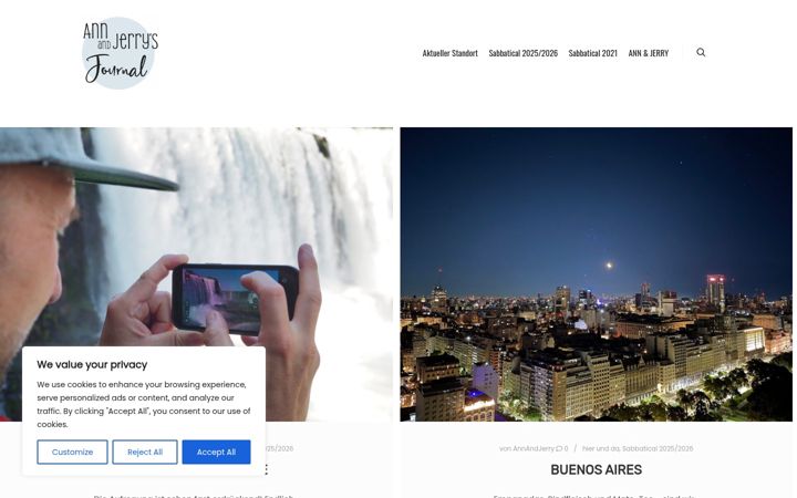 Screenshot of annandjerry.de