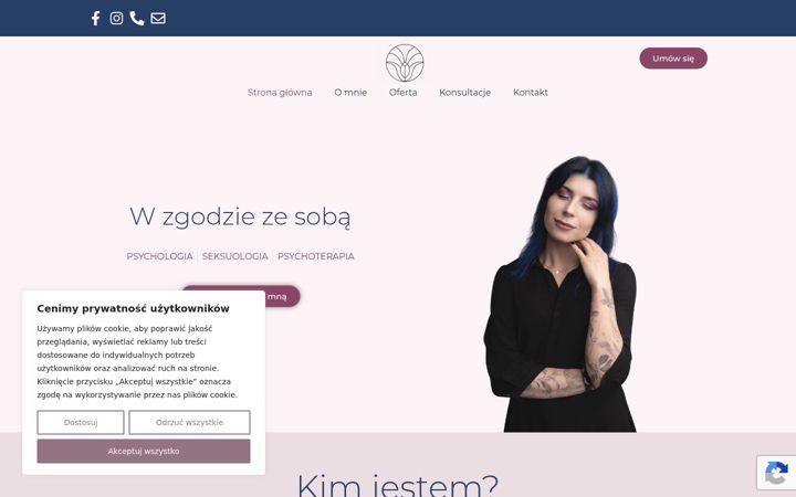 Zrzut ekranu annaniebudek.pl