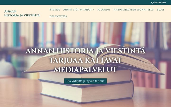 Képernyőkép: annanieminen.fi