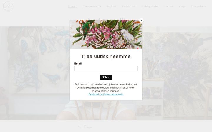 Screenshot of annanolli.com
