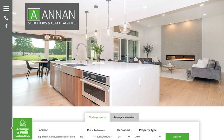 Screenshot of annanproperty.co.uk