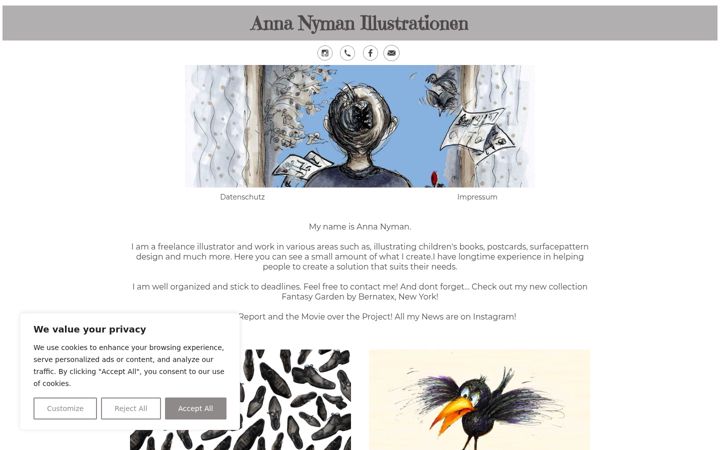 Screenshot of annanyman.ch