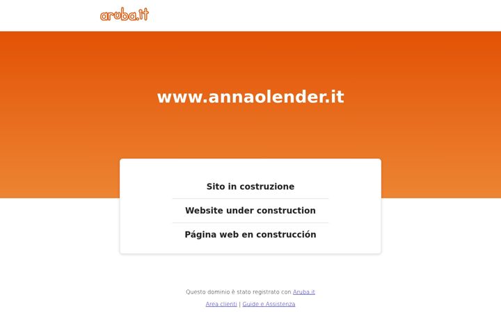 Screenshot of annaolender.it