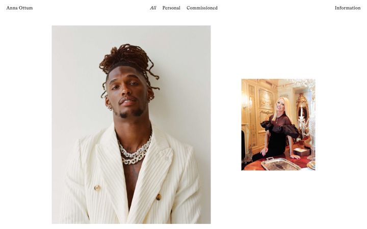 Screenshot of annaottum.com