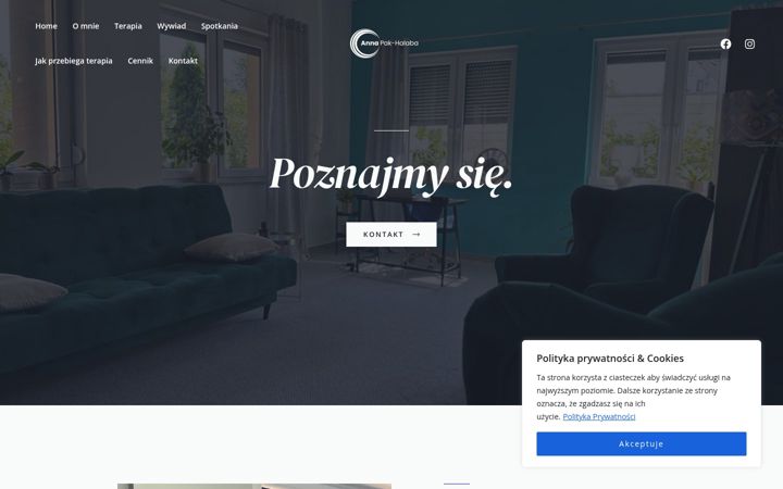 Screenshot of annapakhalaba.pl