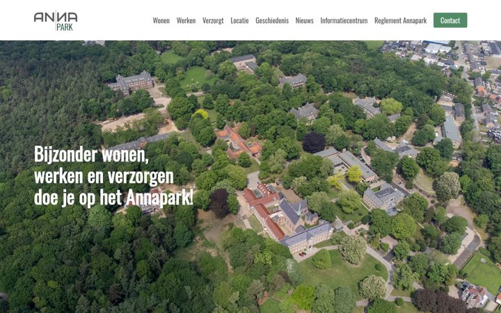 Screenshot stránky annapark.nl