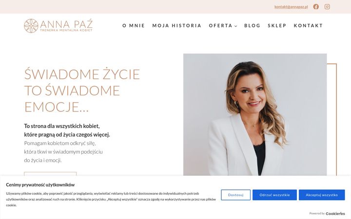 Zrzut ekranu annapaz.pl