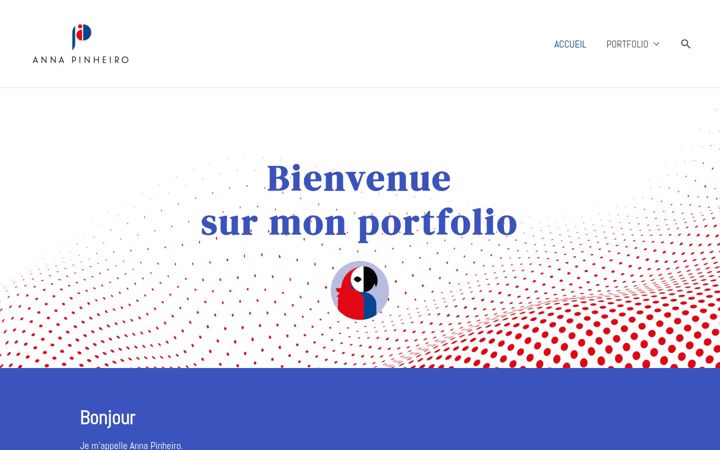 Screenshot of annapinheiro.fr