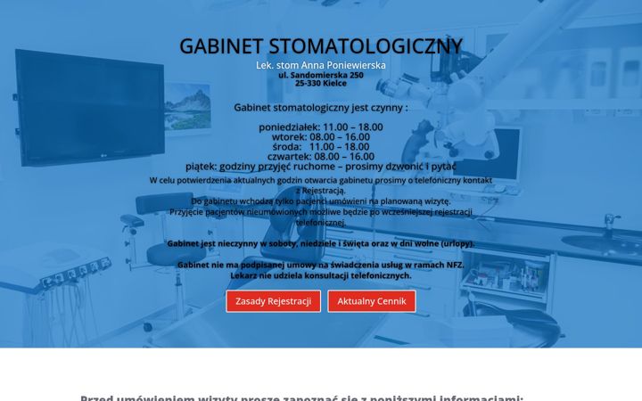 Screenshot of annaponiewierska.pl