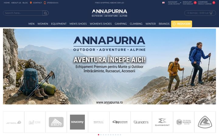 Skærmbillede af annapurna.ro