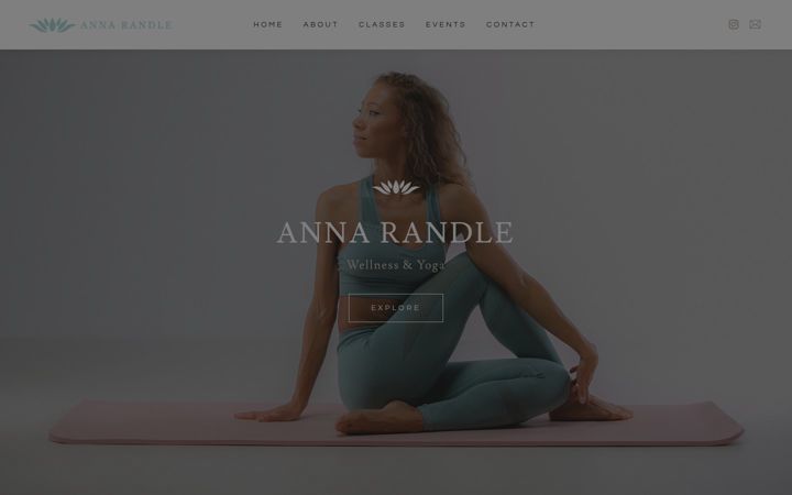Snímek obrazovky annarandle.com