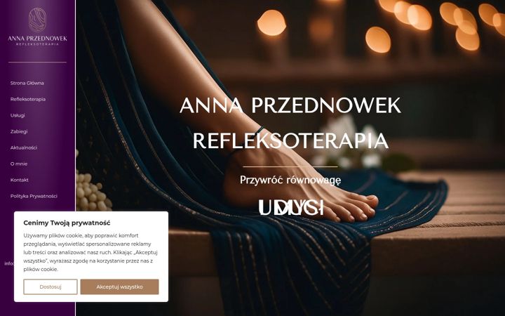 Screenshot of annarefleksoterapia.com