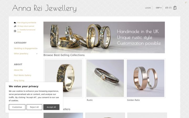 Screenshot of annarei.net