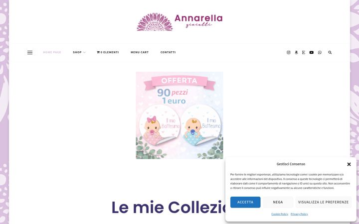 Screenshot of annarellagioielli.com