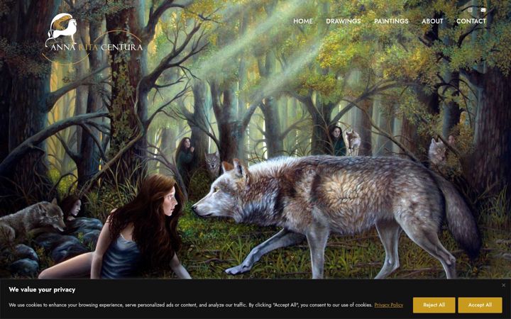 Screenshot of annaritacentura.com