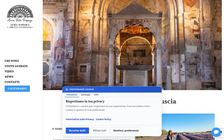 Screenshot of annaritaproperzi.it