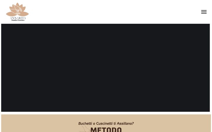 Screenshot van annaritastudioestetico.it