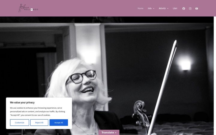 Screenshot of annarollando.it