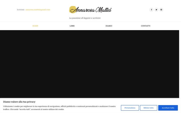 Snímek obrazovky annarosamattei.com