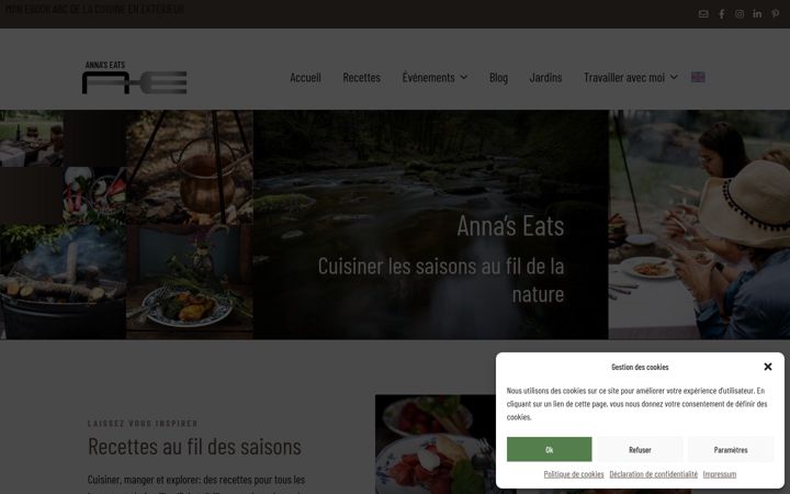 Snímek obrazovky annas-eats.com